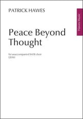 Peace Beyond Thought SATB choral sheet music cover